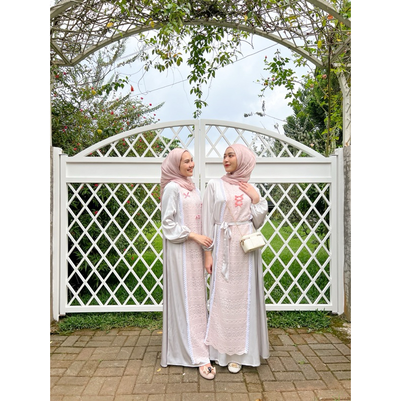 ITSMOSTLY - Jane Ribbon Dress (Gamis / Dress Coquette)