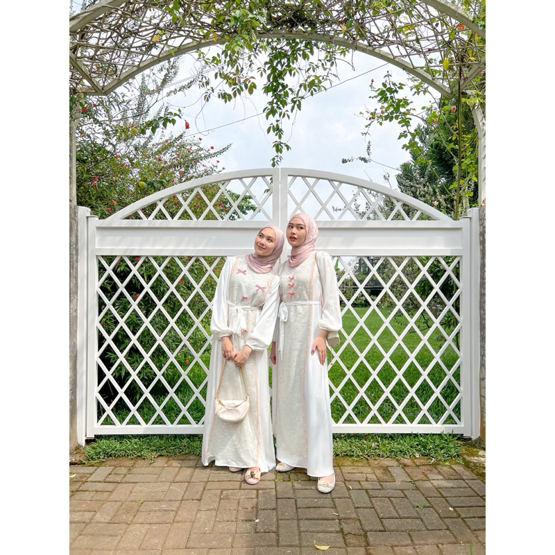 ITSMOSTLY - Jane Ribbon Dress (Gamis / Dress Coquette)