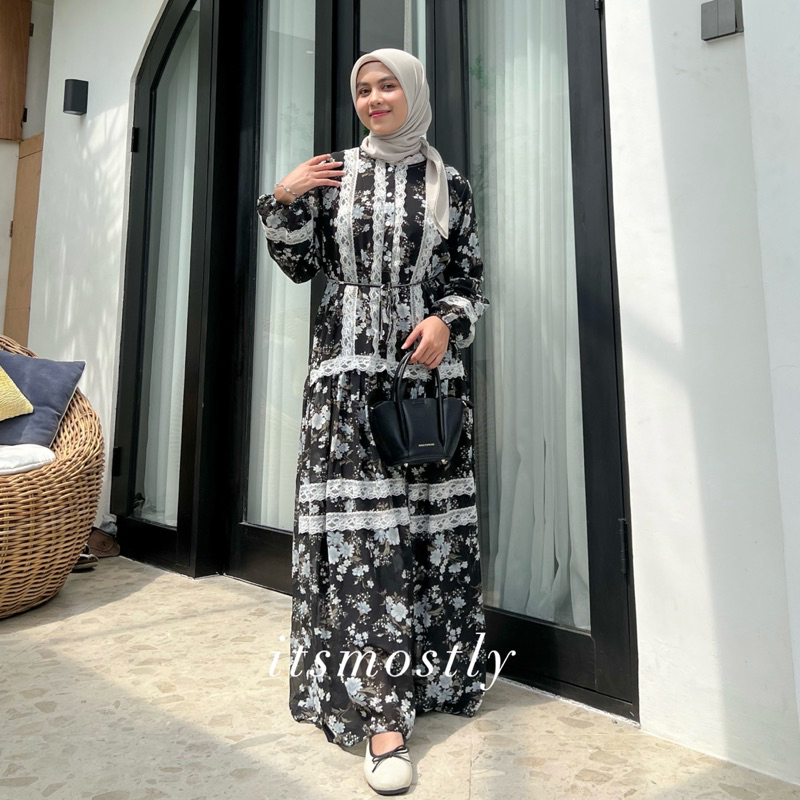 ITSMOSTLY - Hyeri Dress (Dress Floral Premium)