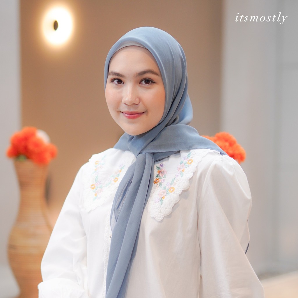 ITSMOSTLY - Keiko Paris Japan (Hijab Segiempat Paris Jepang Tegak Tanpa Setrika)