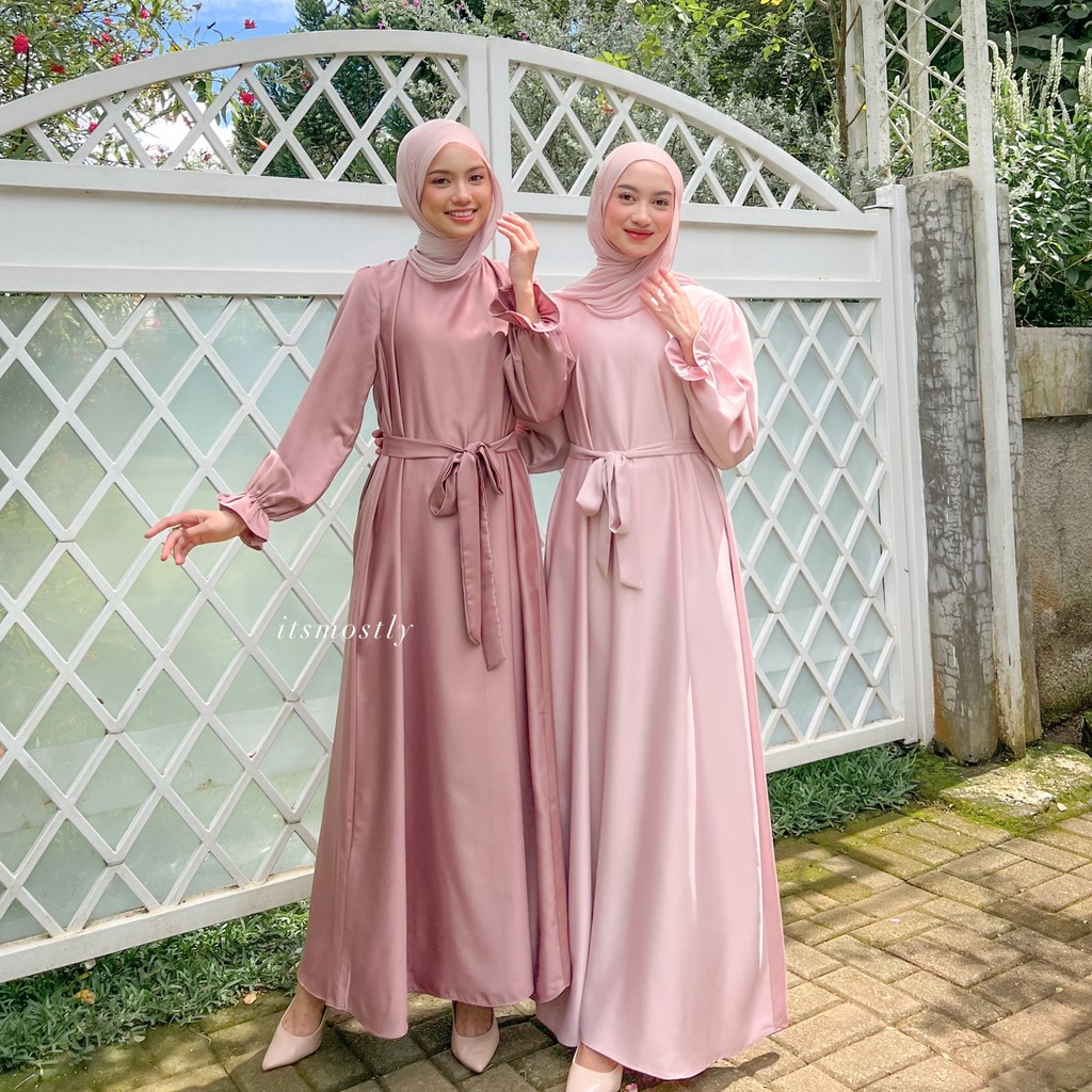 ITSMOSTLY - Aleena Dress (Gamis / Dress Silk Premium)