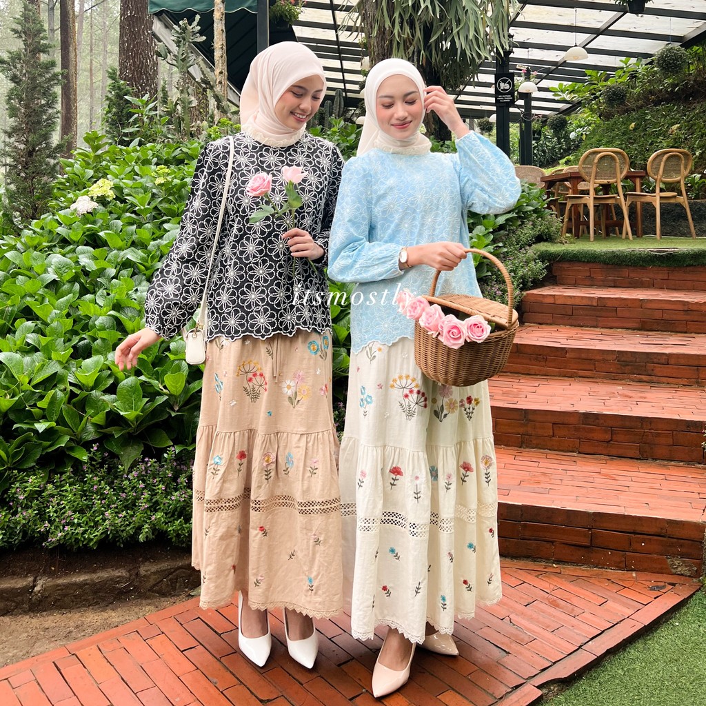 ITSMOSTLY - Flona Shirt (Embroidery Shirt)