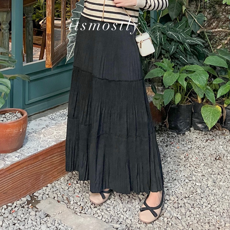 ITSMOSTLY - Kaye Skirt (Rok Suede / Plisket Corduroy Premium)