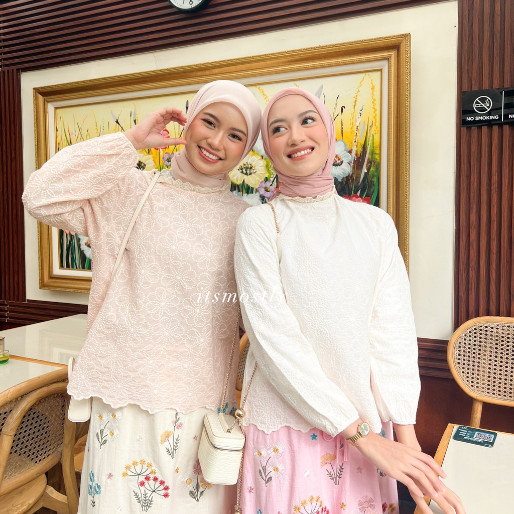 ITSMOSTLY - Flona Shirt (Embroidery Shirt)