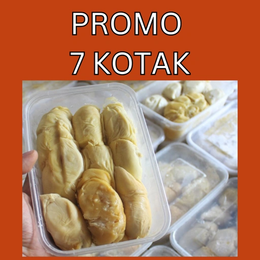 Image of 7 kotak Durian Kupas Medan 500gr