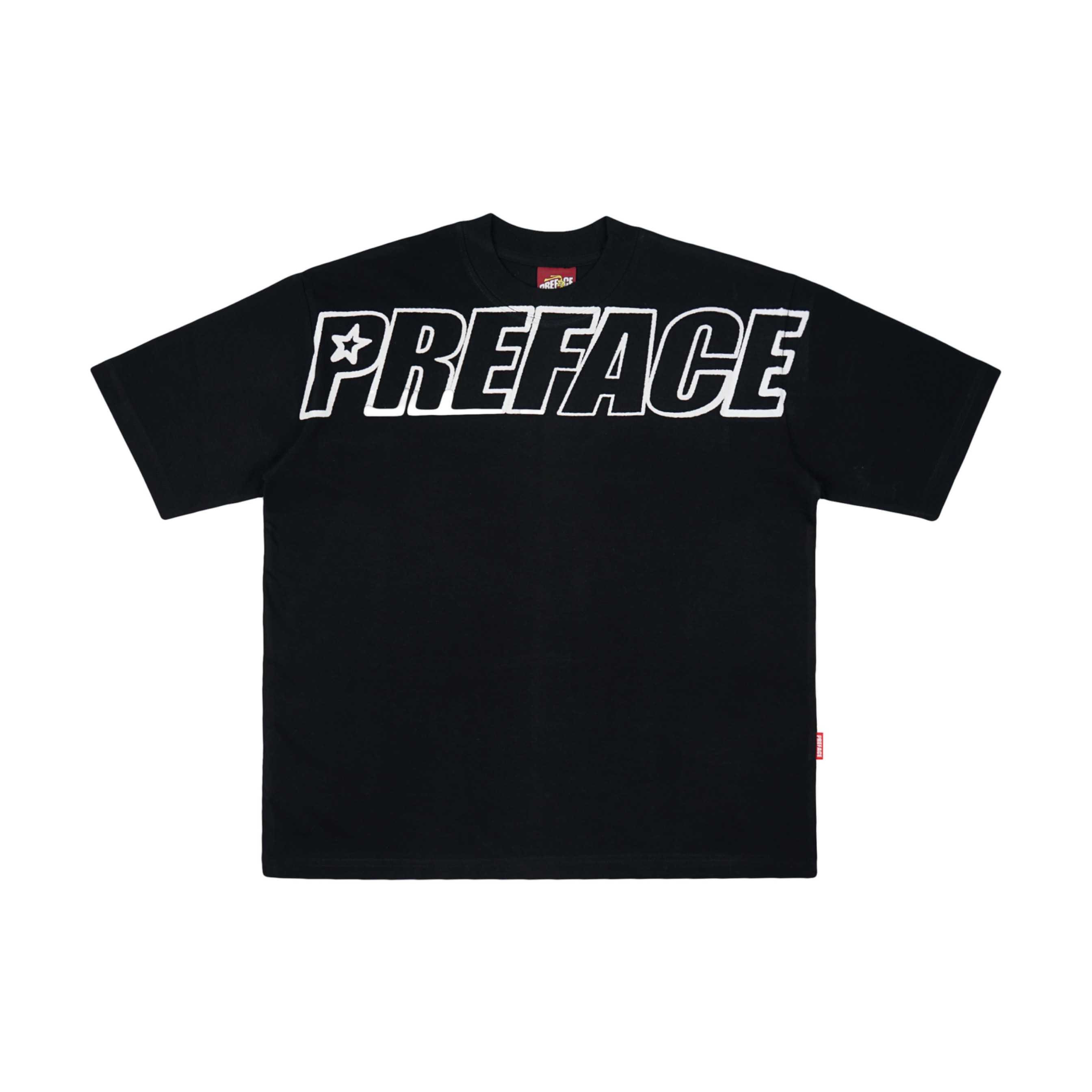 Overlap Tee Black