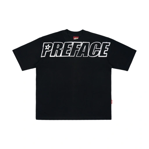 Overlap Tee Black