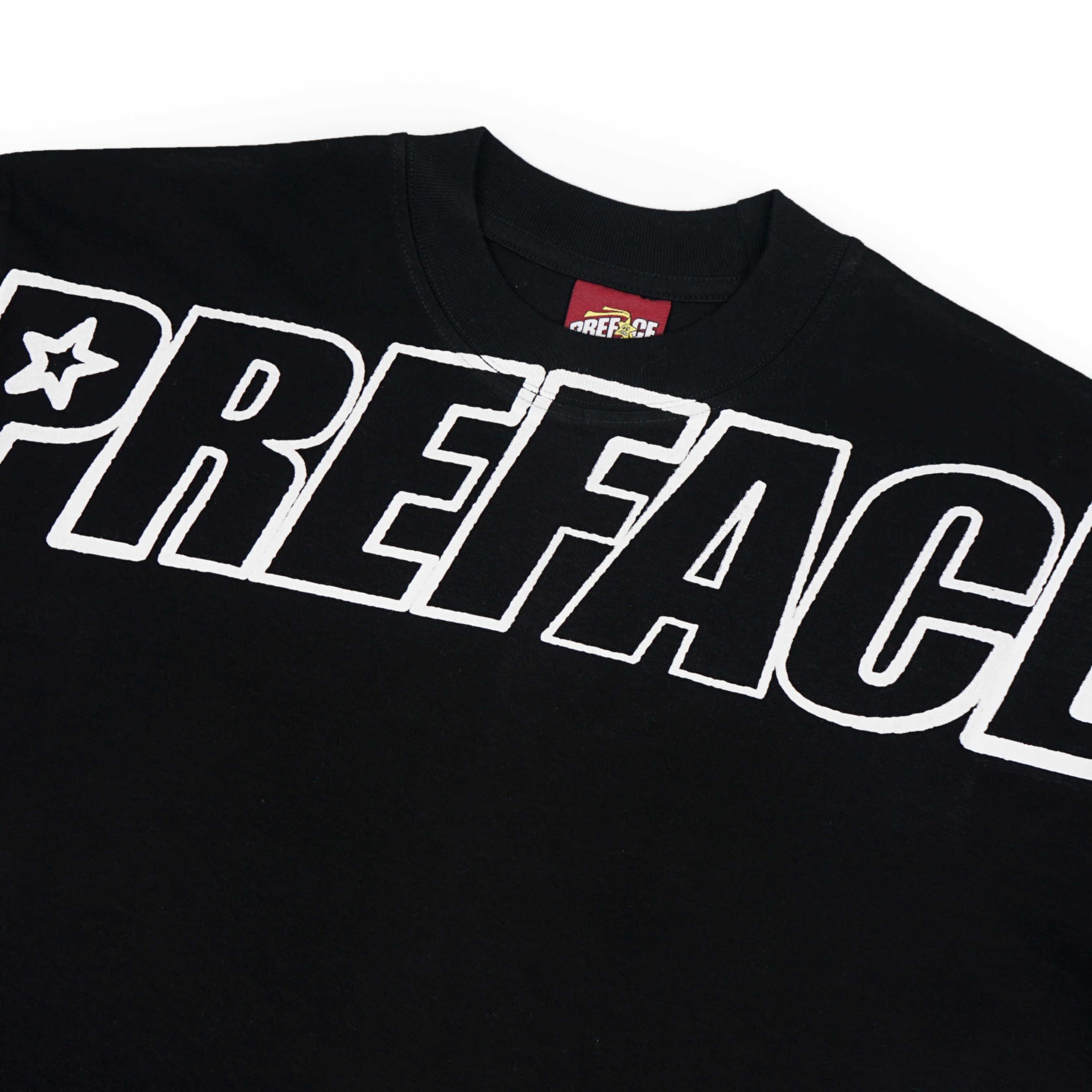 Overlap Tee Black