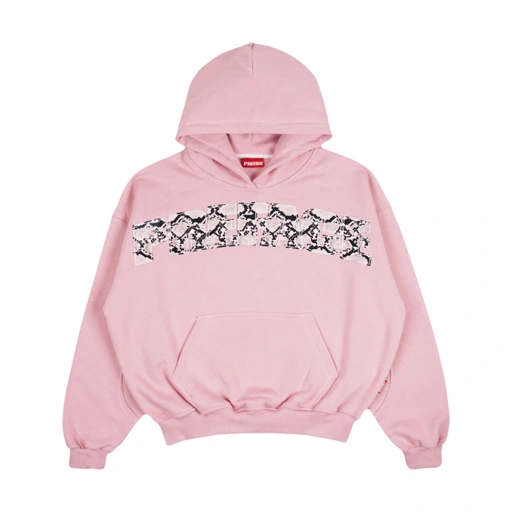 Image of Reptile Starlined Hoodie Pink
