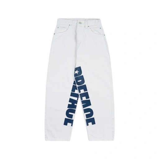 Icy Denim Barrel Pants