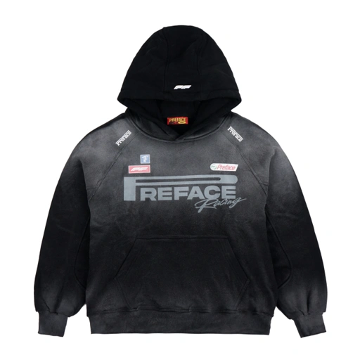 Image of Scuderia Spray Hoodie Black