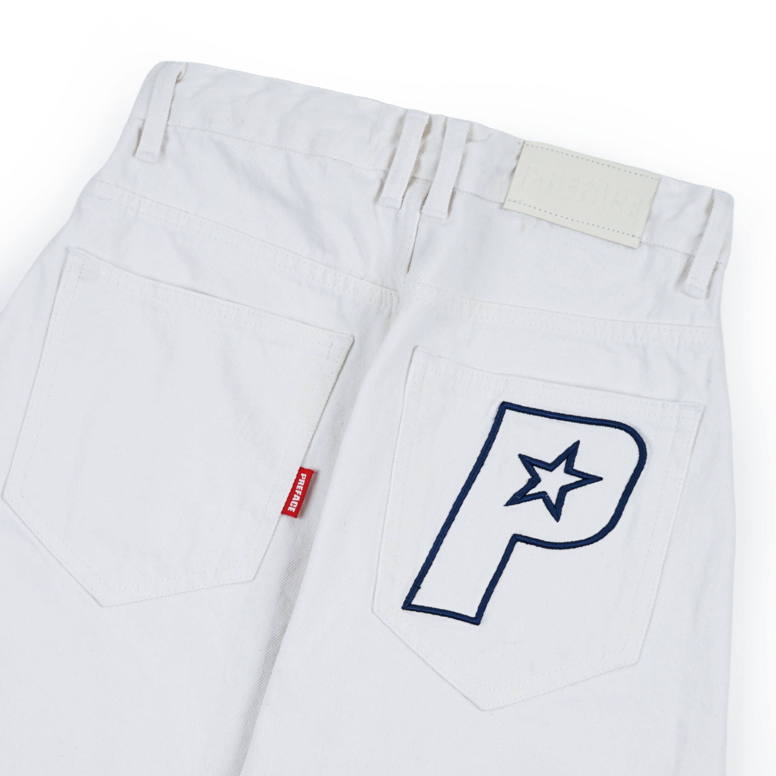 Icy Denim Barrel Pants