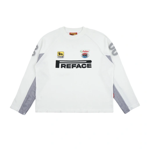 Image of Sponsored Waffle Longsleeve White
