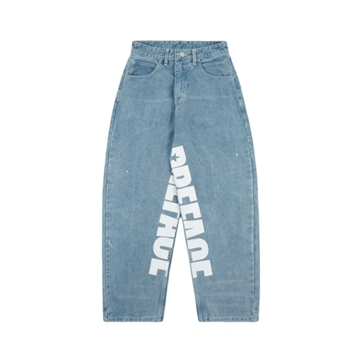 Glacier Denim Barrel Pants