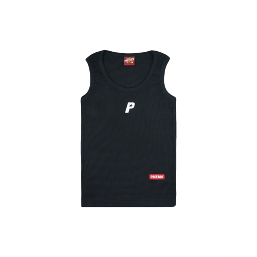 P Star Tank Top Black