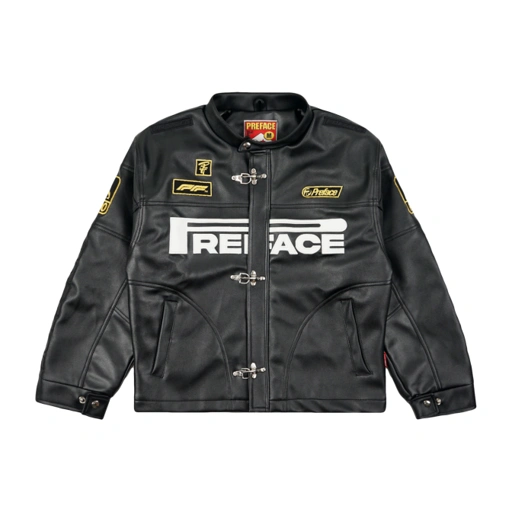 Image of Piston Leather Jacket Black