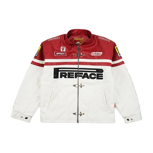 Image of Piston Leather Jacket Red
