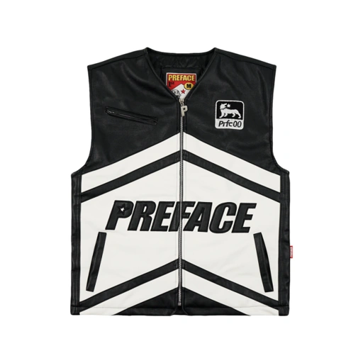 Image of Meccanici Leather Vest