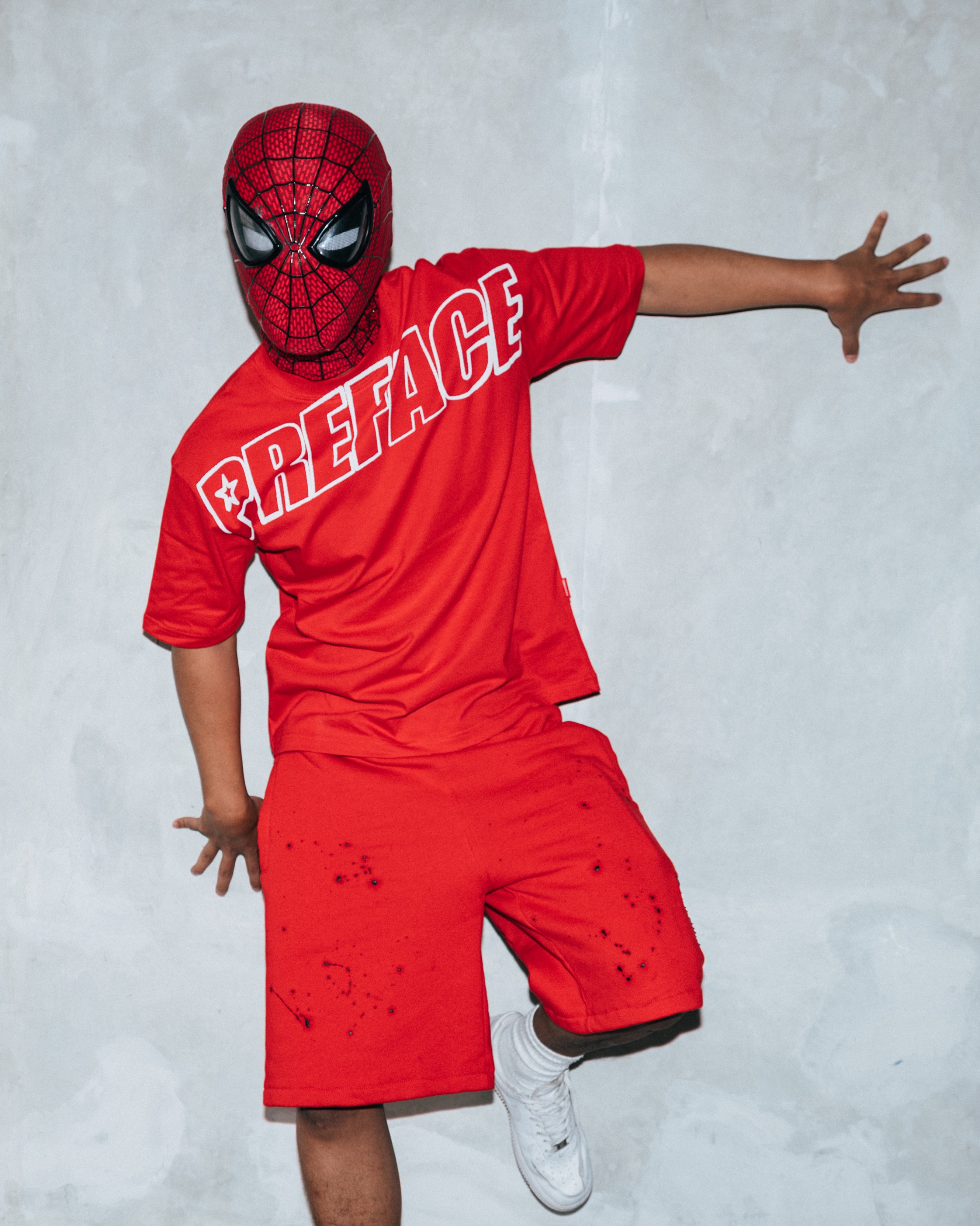 Overlap Tee Red