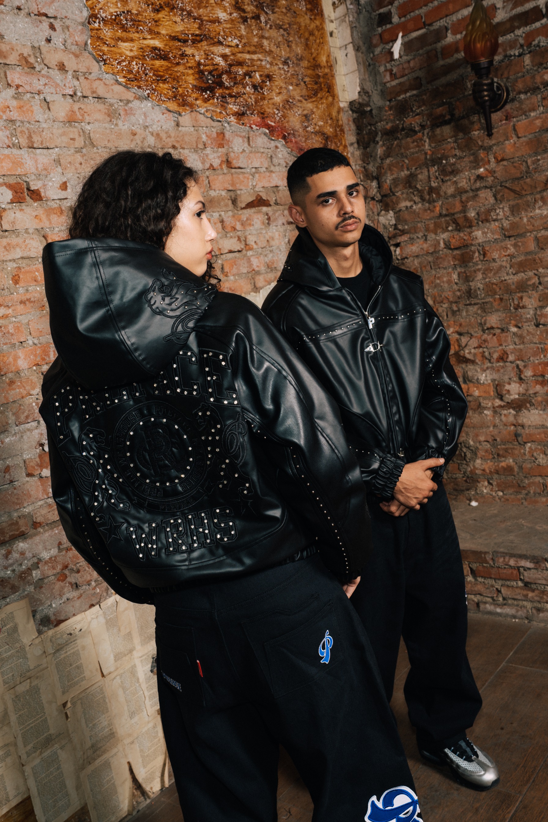 LEATHER HOODIE - AGAMEMNON