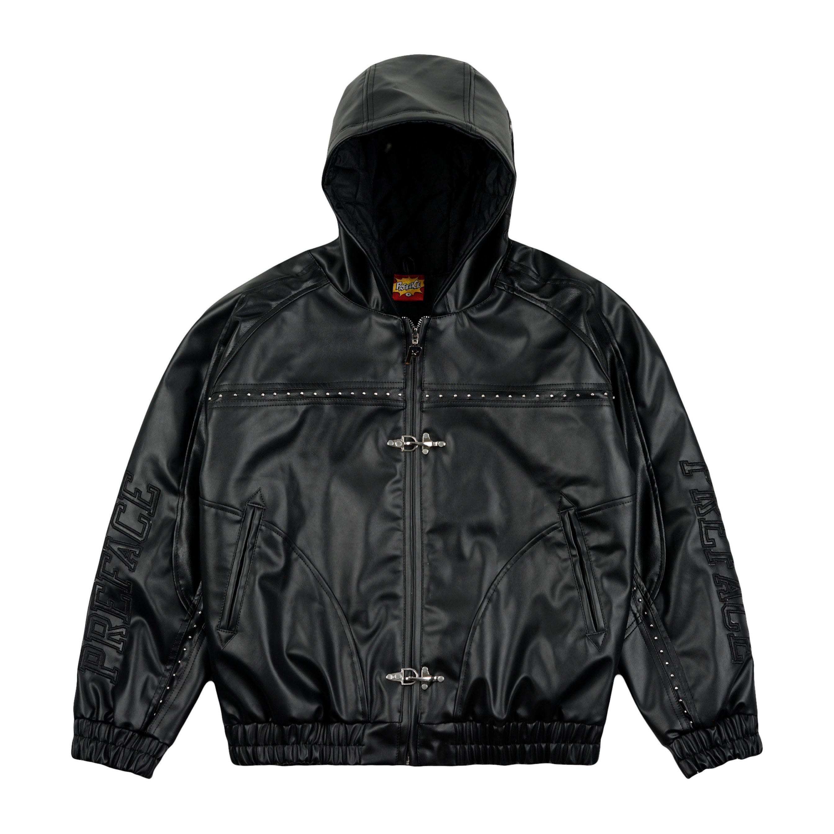 LEATHER HOODIE - AGAMEMNON