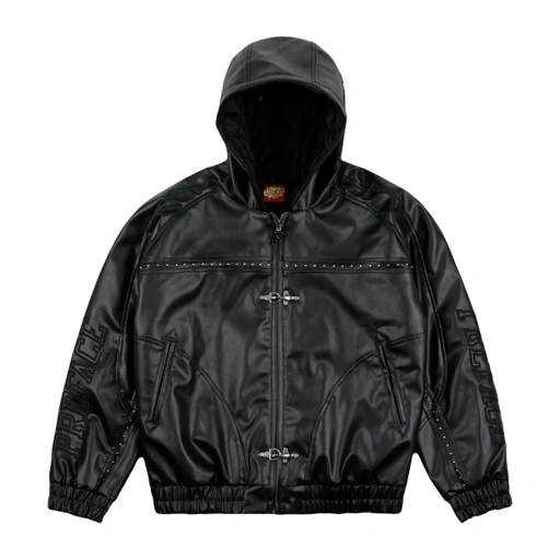 LEATHER HOODIE - AGAMEMNON
