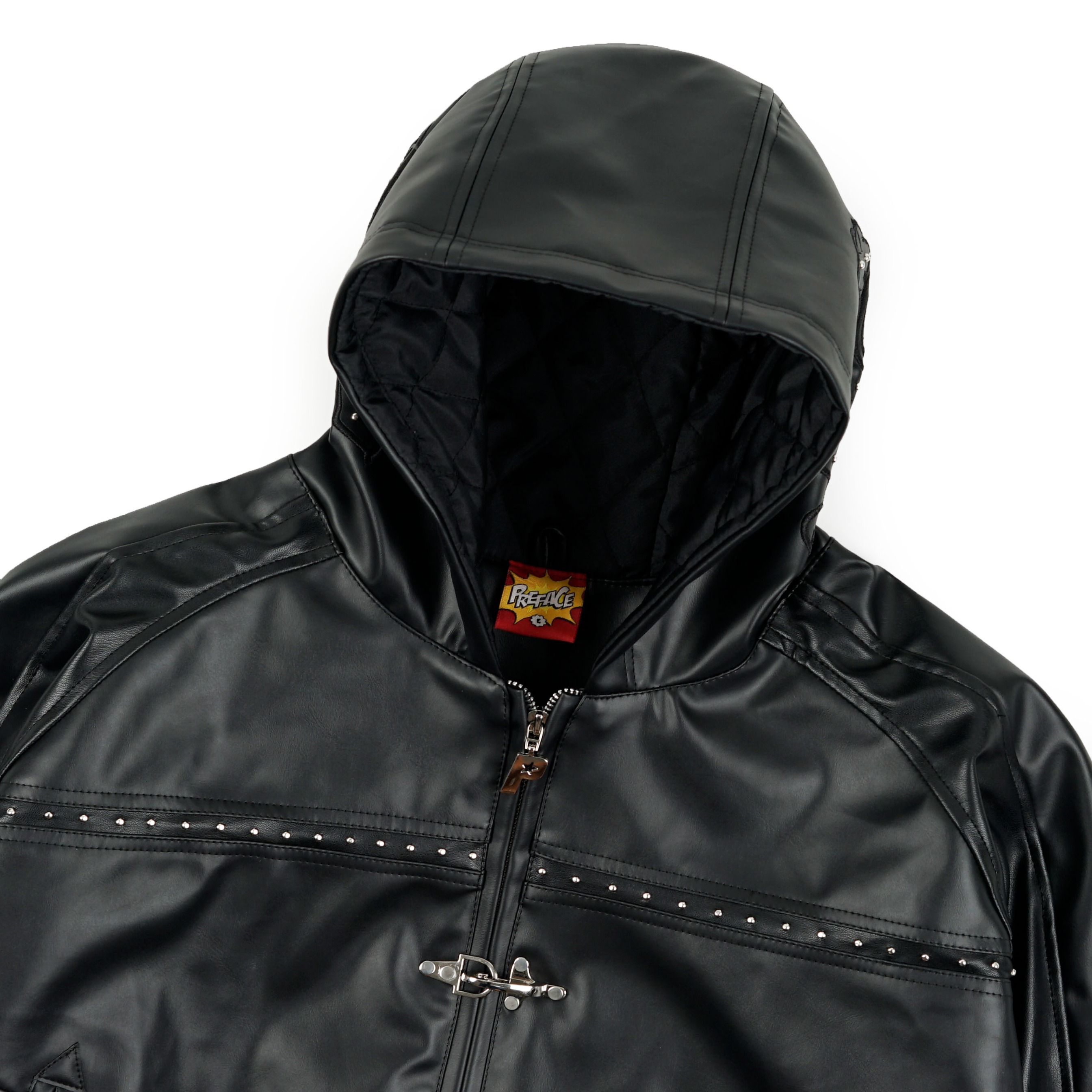 LEATHER HOODIE - AGAMEMNON