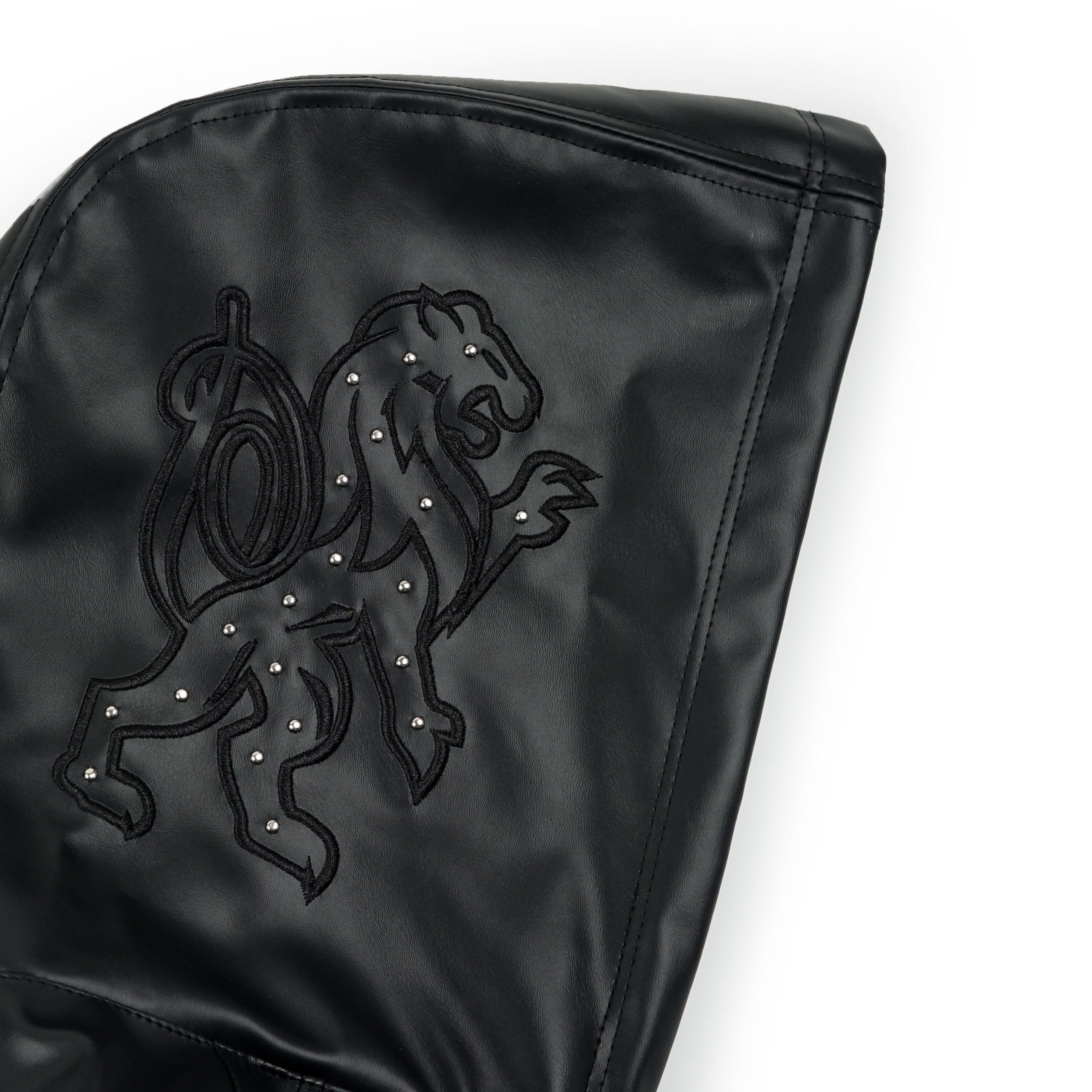 LEATHER HOODIE - AGAMEMNON