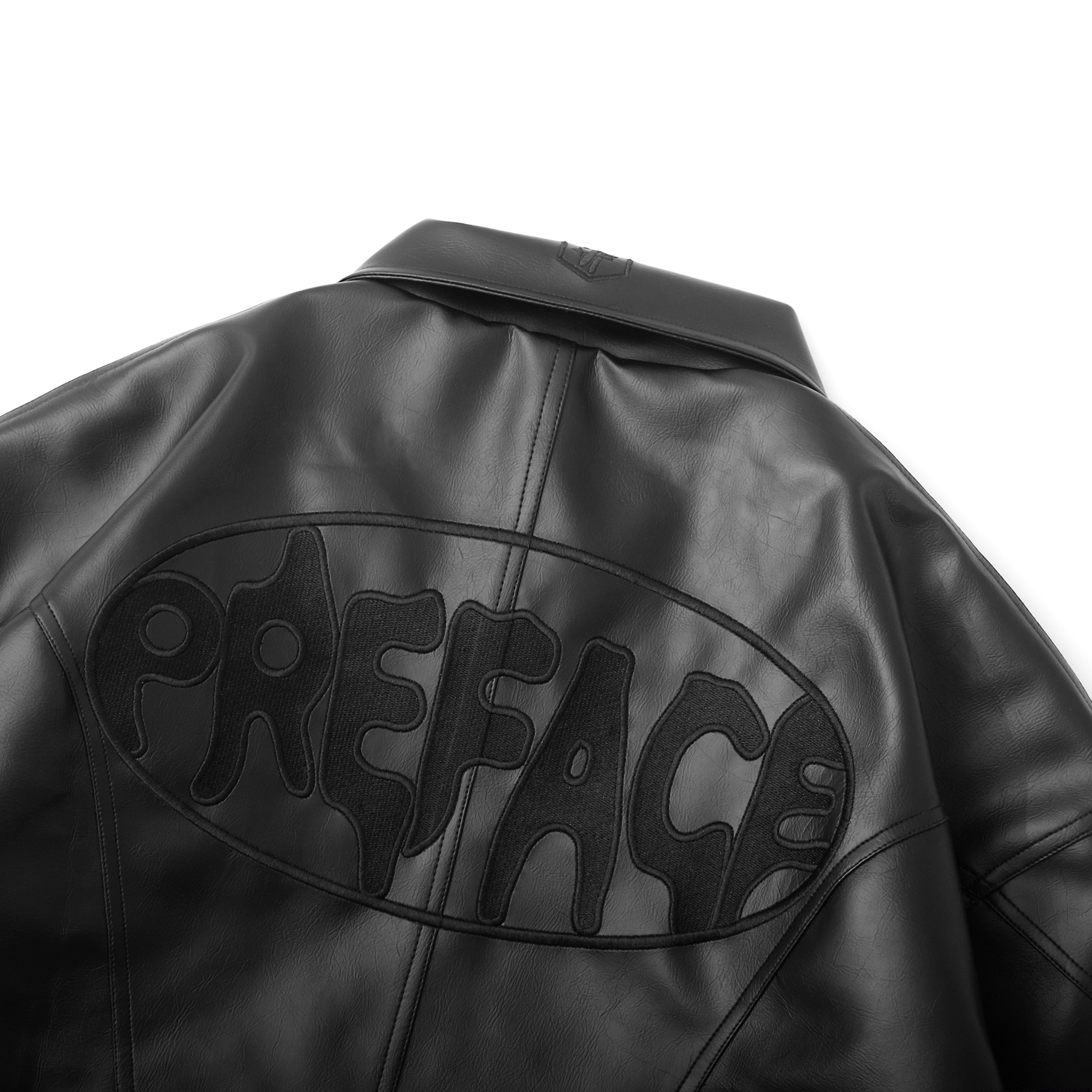 PREFACE Odyssey Leather Jacket Black