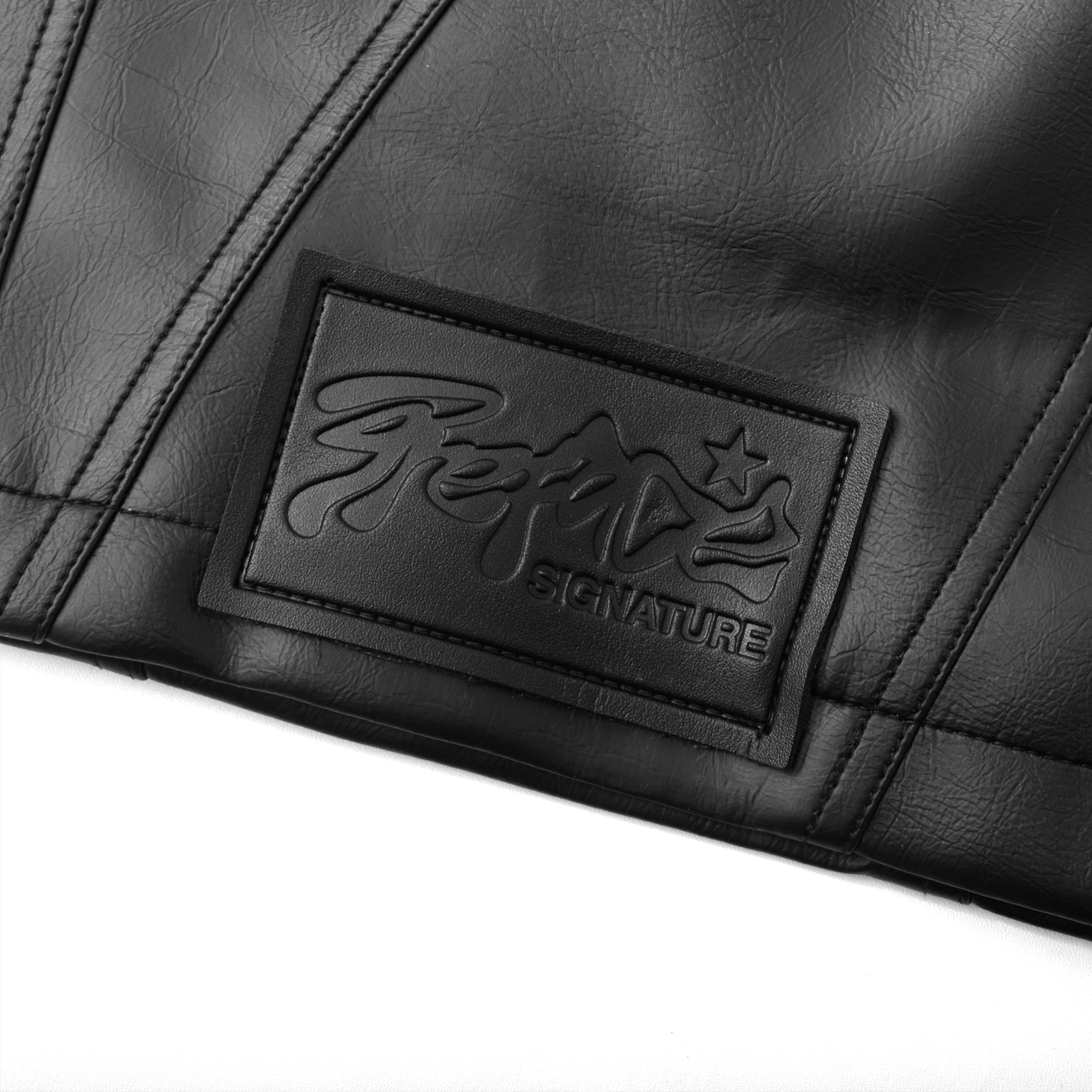PREFACE Odyssey Leather Jacket Black