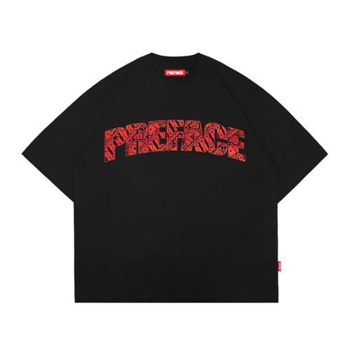Image of PREFACE Batik Inferno Tee Black