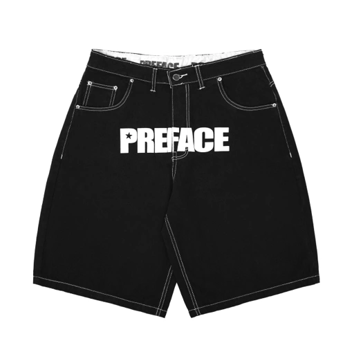 Image of PREFACE Denim Shorts Black