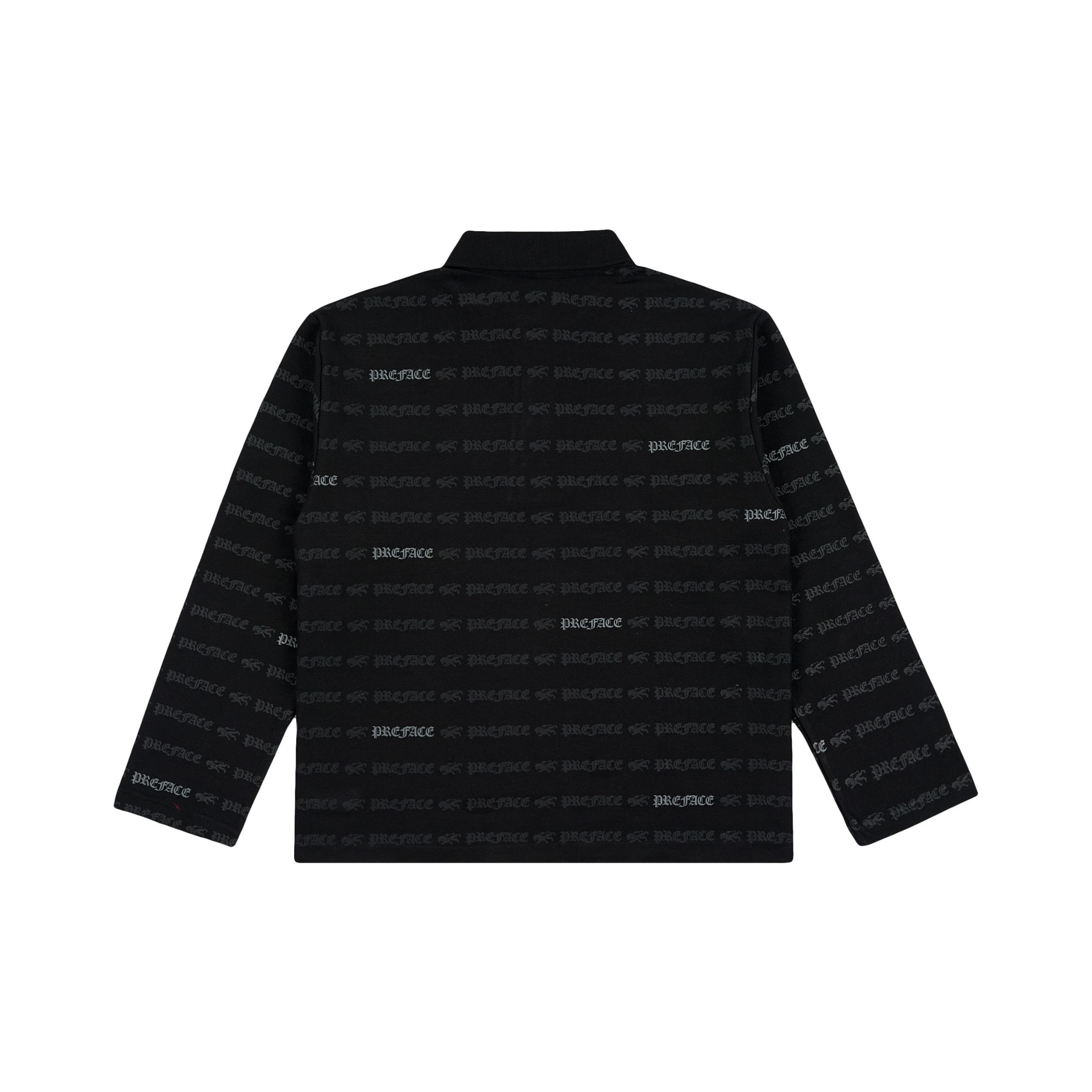 POLO LONGSLEEVE - BLACK