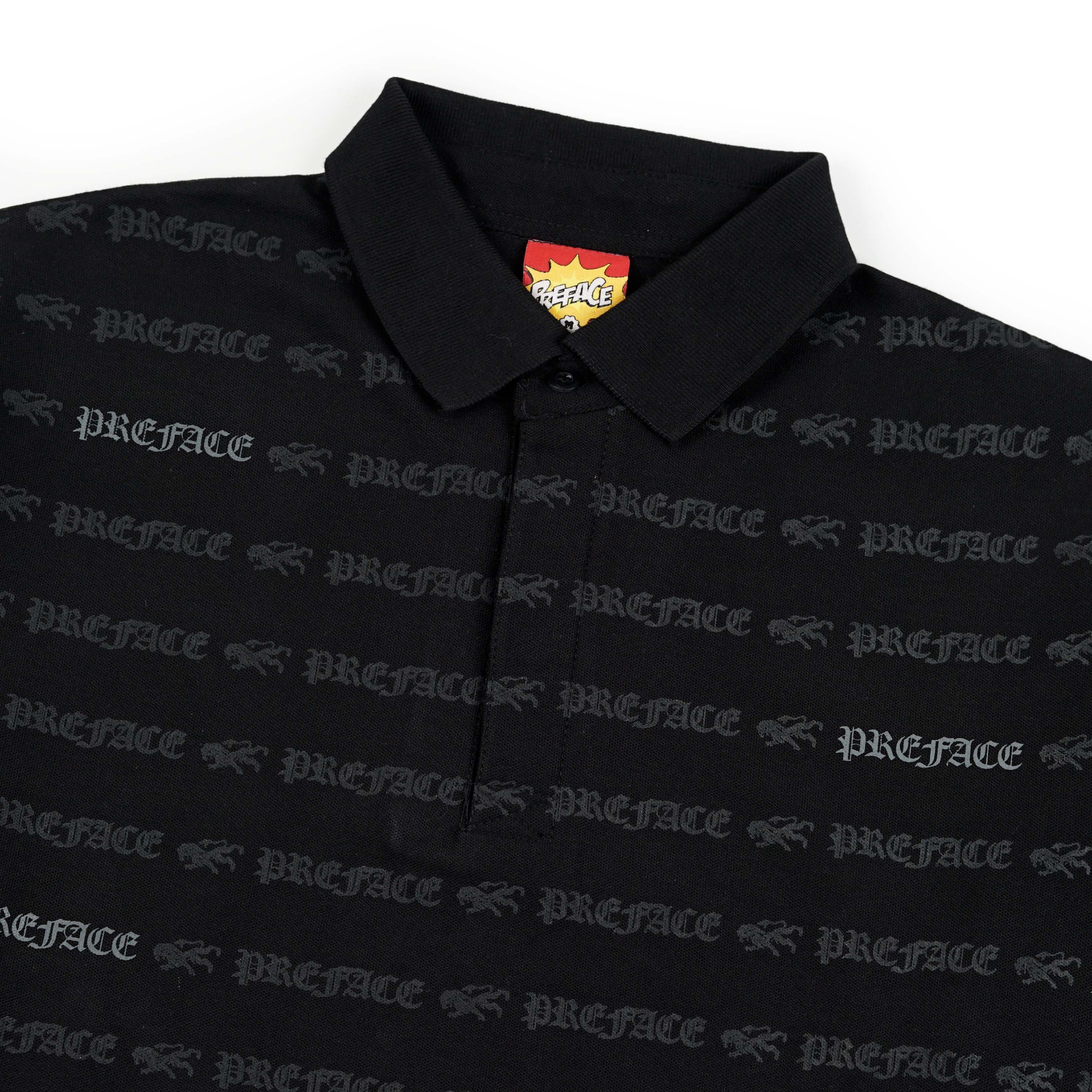 POLO LONGSLEEVE - BLACK