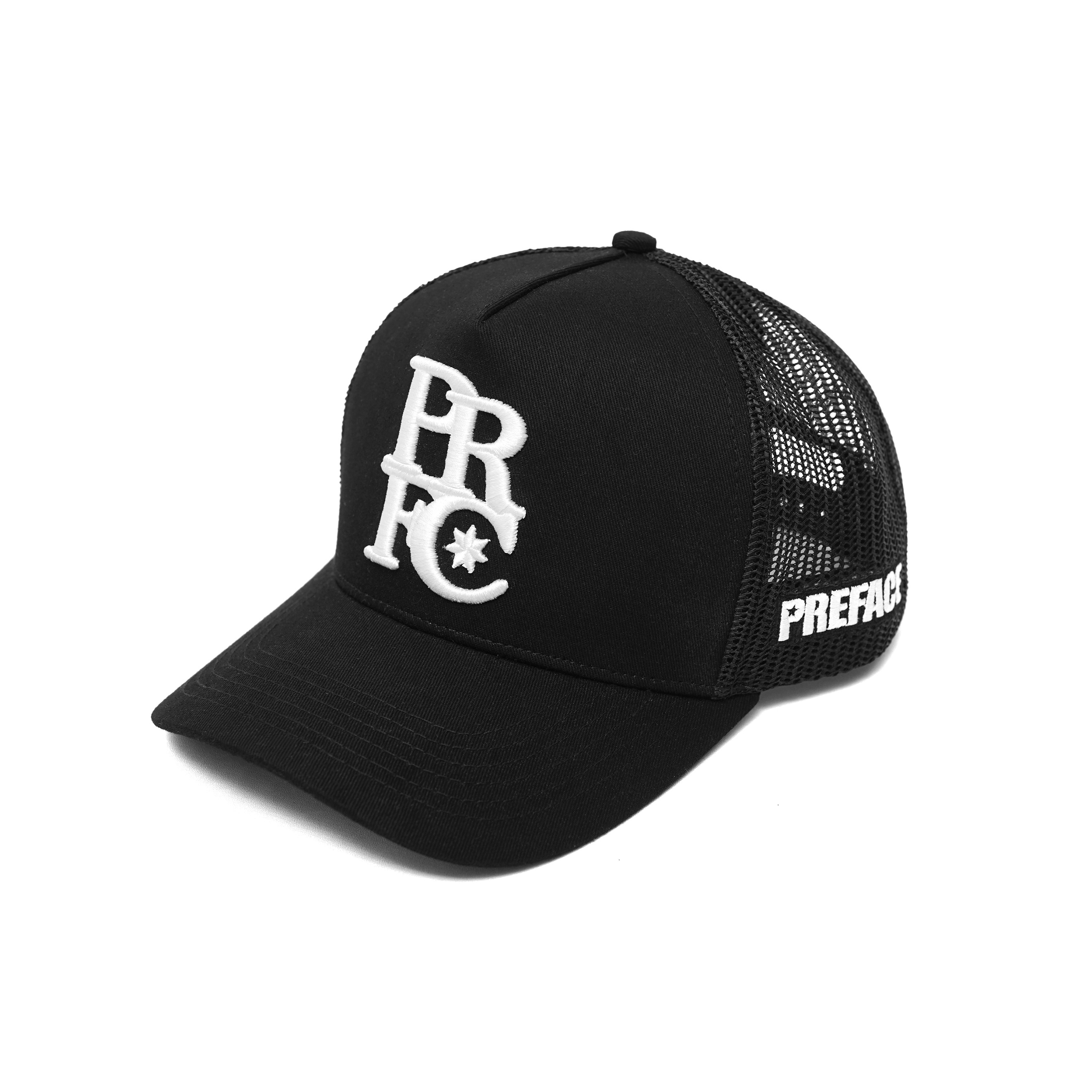 PREFACE Basic Black Trucker Hat