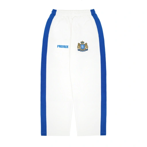 Image of PREFACE Athletics Track Pants White/Blue