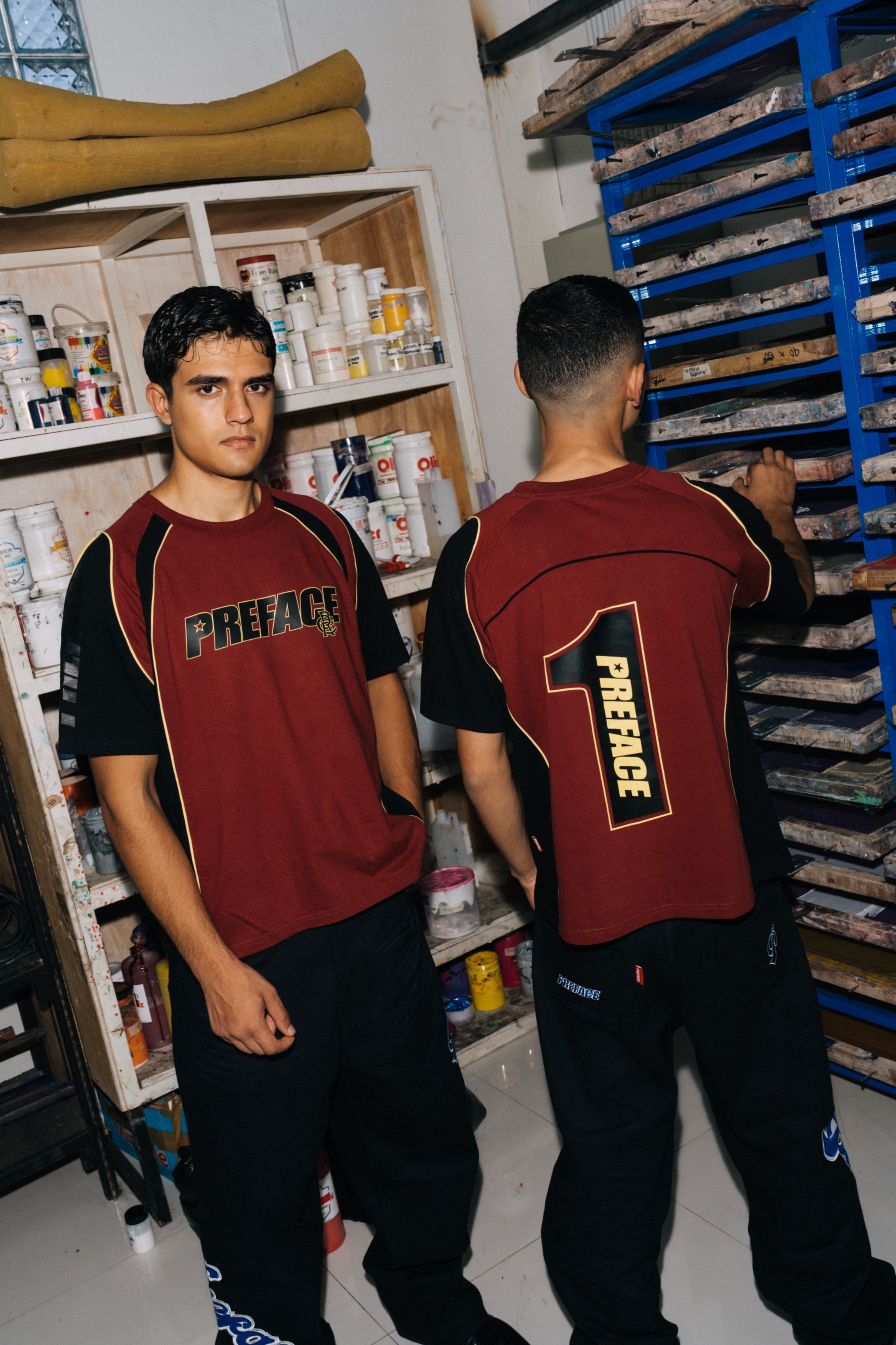 TSHIRT - CAMPIONE PIPE MAROON