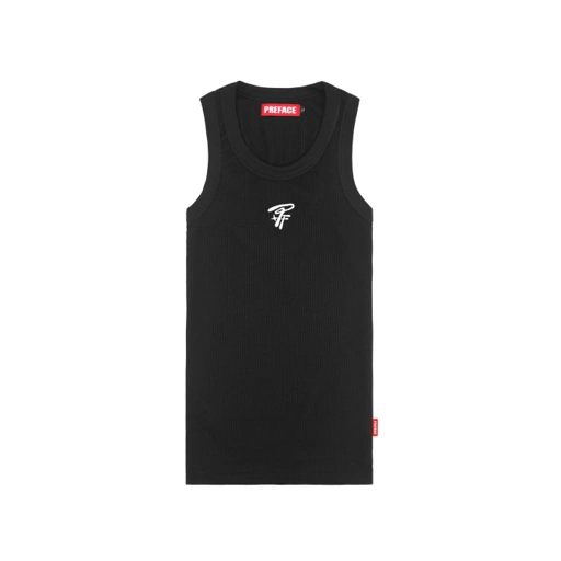 Image of PREFACE Tank Top Black