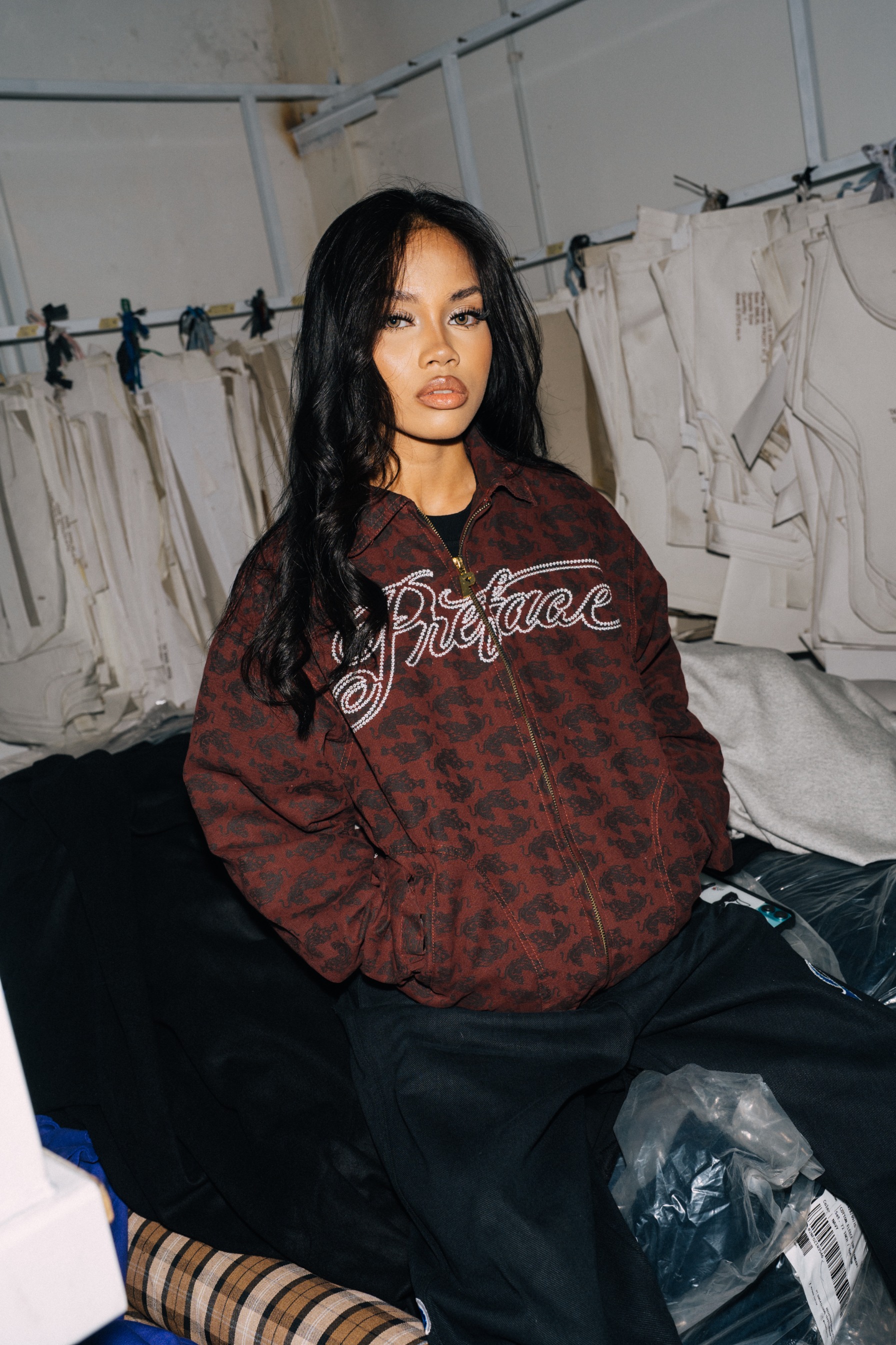 WORK JACKET - CRIMSON