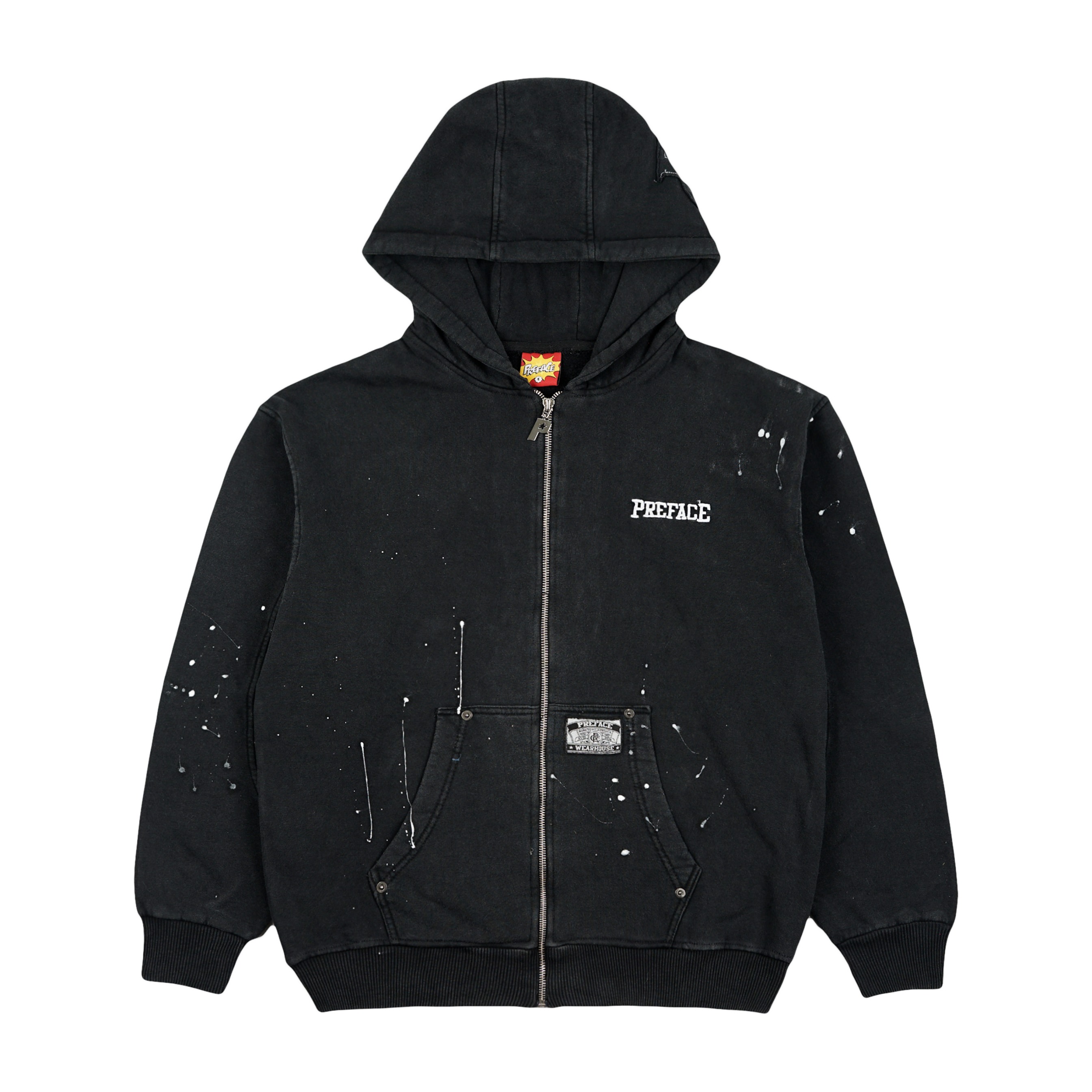 ZIP HOODIE WASHED - KRAKEN