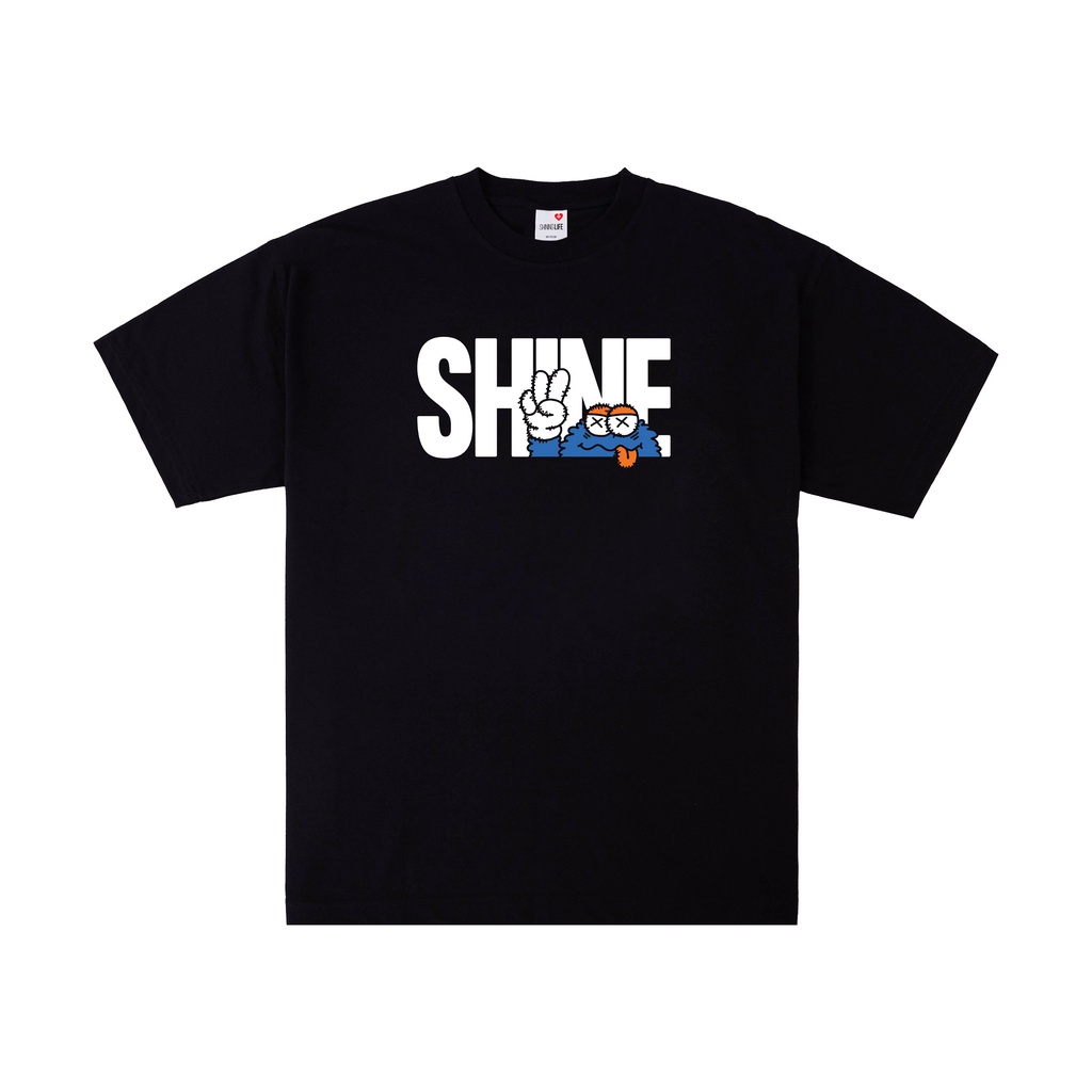 Shining Bright Monsta Tshirt - Black