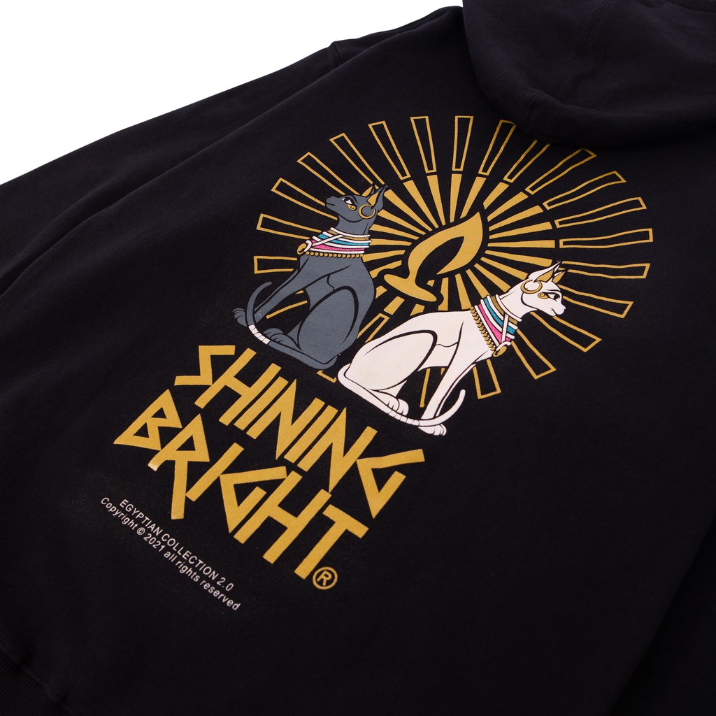 Shining Bright Pharos Pullover Hoodie - Black