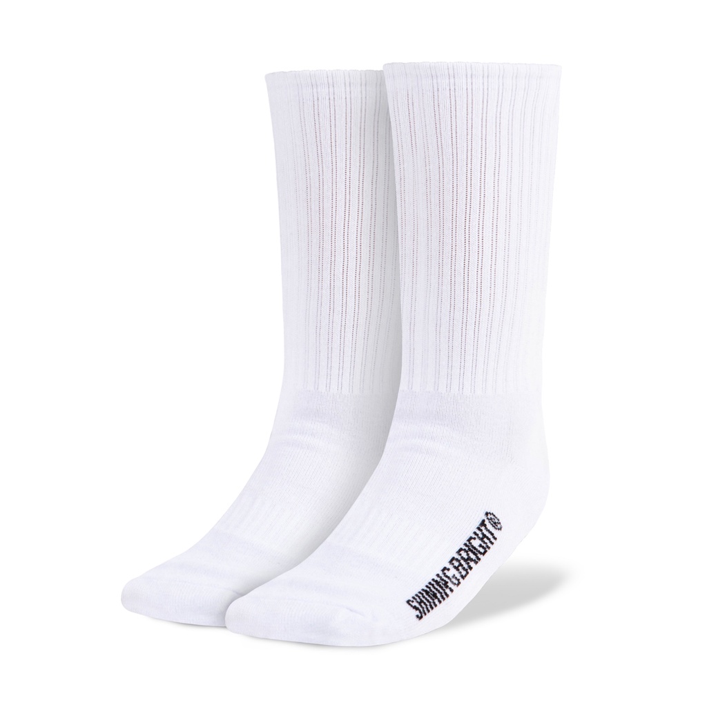Shining Bright Flacid Socks - White