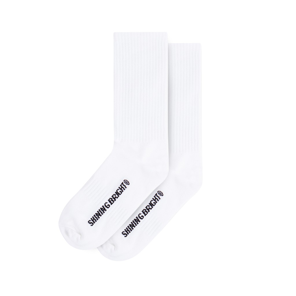 Shining Bright Flacid Socks - White