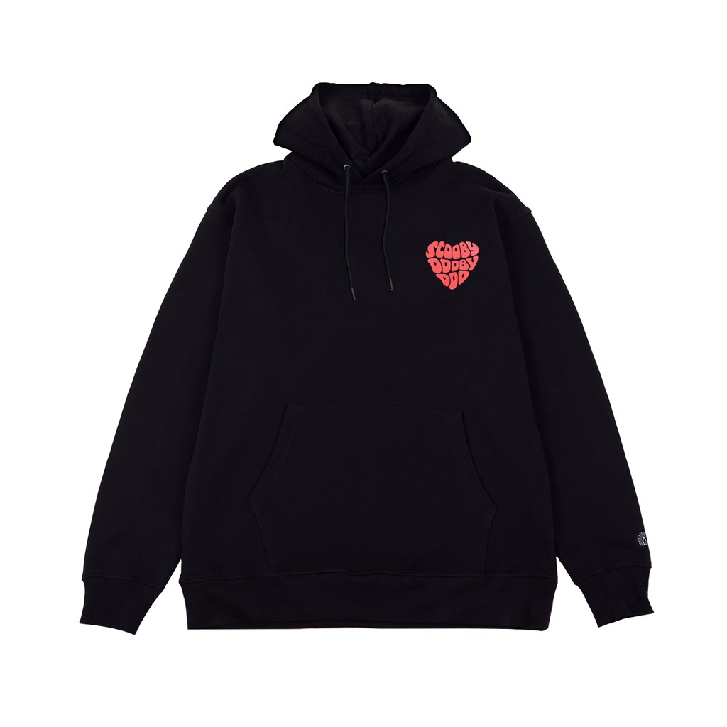 Shining Bright and Scooby-Doo Loveable Pullover Hoodie - Black