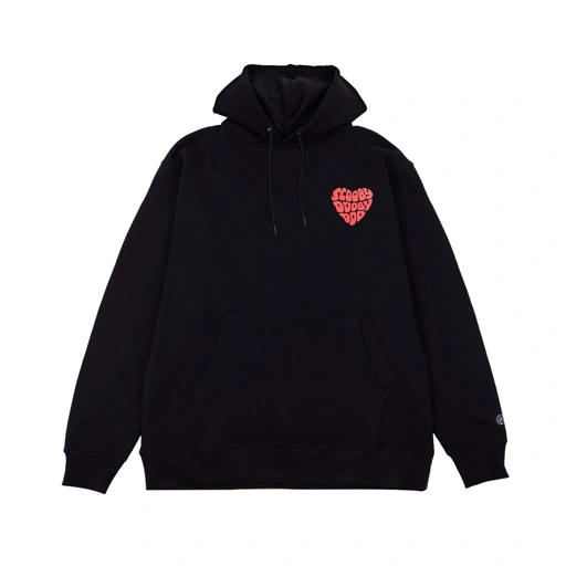 Image of Shining Bright and Scooby-Doo Loveable Pullover Hoodie - Black