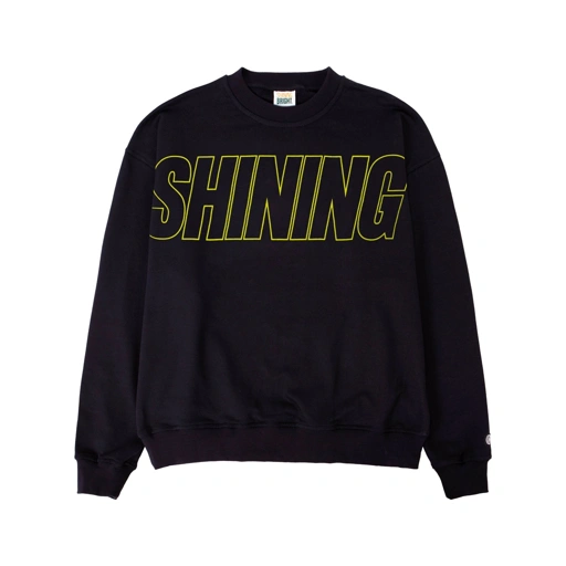 Image of Shining Bright Rev Crewneck - Black