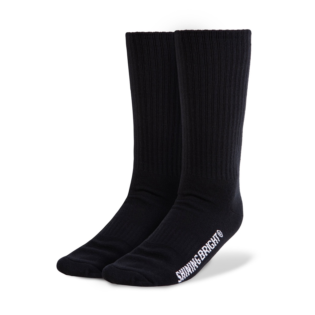 Shining Bright Flacid Socks - Black
