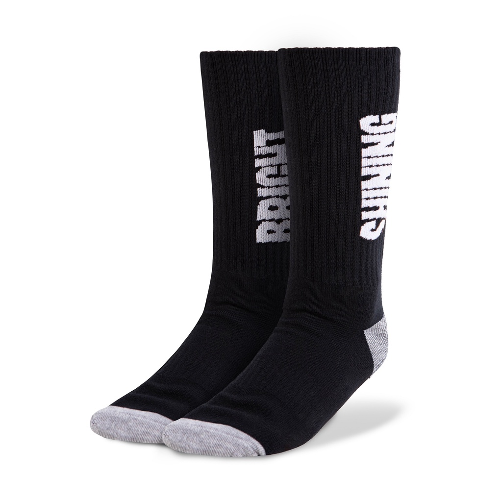 Shining Bright Rev Outlaw Socks - Black