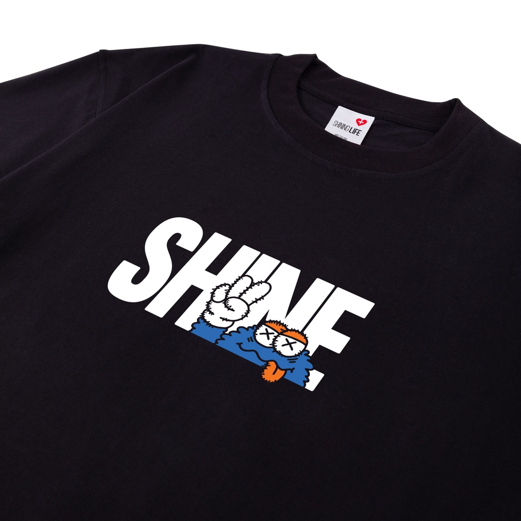 Shining Bright Monsta Tshirt - Black